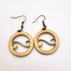 2/$30 SALE Wooden Boho Earrings - Handmade & Lightweight